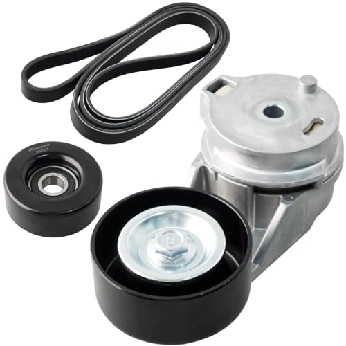 38178 Engine Belt Tensioner Serpentine Belt Drive Idler Pulley Kit - size: 90K-38178