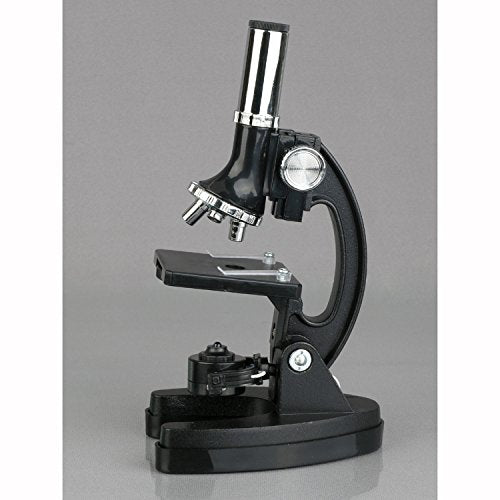 AmScope M30-ABS-KT2 52-Piece STEM Microscope Kit for Kids, Black