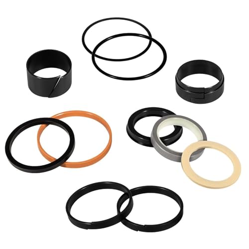 G109452 G105548 1543252C1 Hydraulic Cylinder Seal Kit Fit for Case 350 350B 450 450B 480 480C 480E 580C 580D 580E 550G Loader Bucket Tilt/Bucket Ripper Dipper(Rod: 1.50", Bore: 3”)