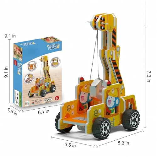 STEM Gravity Crane Science Kit, DIY Pulley & Lever, Energy Conversion - style: Gravity Crane