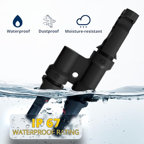 4PCS 1000V DC Solar Y Branch Connectors for Parallel Panels (2 Pairs) - size: 2Pair M/FF+F/MM