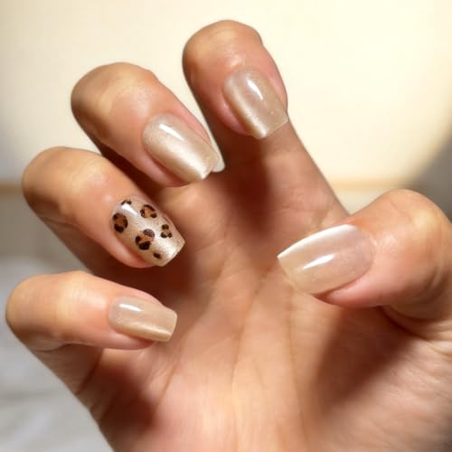 6 Packs (144 Pcs) | Reusable Press on Nails | cute nails | 6-Style Bundle | 12 Sizes | Each Style 24 Pcs | Gold Rhinestone & Glitter Accents - color: Gold Rhinestone & Glitter Accents