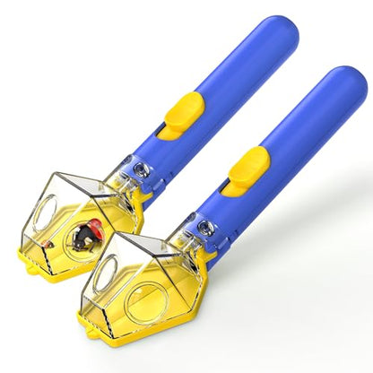 Bug Catcher for Kids with 6X Magnifier, STEM Exploration Toys, 2 Pack Blue