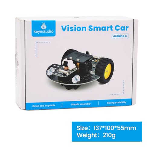 KEYESTUDIO ESP32-CAM Vision Smart Car Kit for Arduino,Educational Camera Coding Kit（Battery not Included