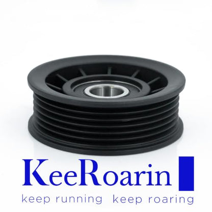 Belt Idler Pulley, 89008 Belt Tensioner Pulley for Select Honda, GMC, Dodge Models as HR-V, Dakota, Savana, etc. E8TZ8678C Automotive Replacement Idler Pulley Kit by KeeRoarin - size: 89009 - Universal