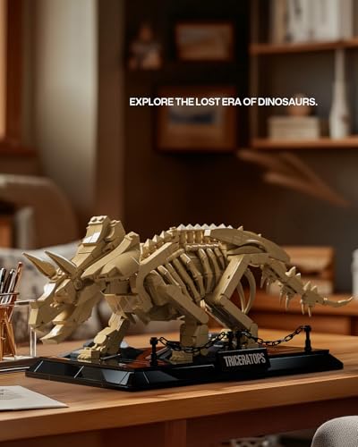 Nifeliz Triceratops Dinosaur Fossil Building Set, NF10351