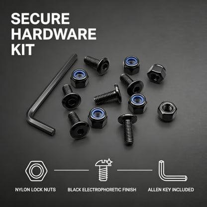 weideer 30pcs M8-1.25x45mm Nuts and Bolts Kit, Stainless Steel 18-8 (304) Flat Head Hex Socket Cap Furniture Bolts,Nylon Insert Hex Lock Nuts with Spanner - size: M8x45mm, style: Flat Head Hex