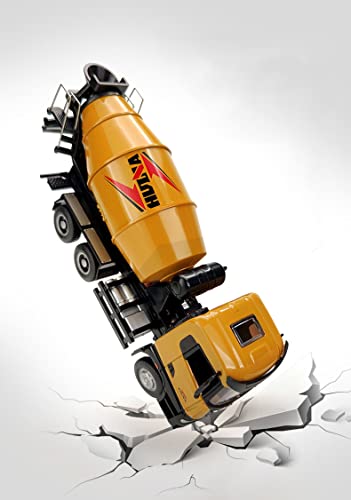 Gemini&Genius Cement Mixer Truck Construction Vehicle Cement Truck Toy - color: Cement Truck