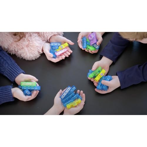 E-Blox: Circuit Blox: BYO Flying Saucer - 4 Blocks Projects - Color Changing LED, Motor & Fan, Build Your Own, DIY STEM Bricks Toy, Kids Ages 8+