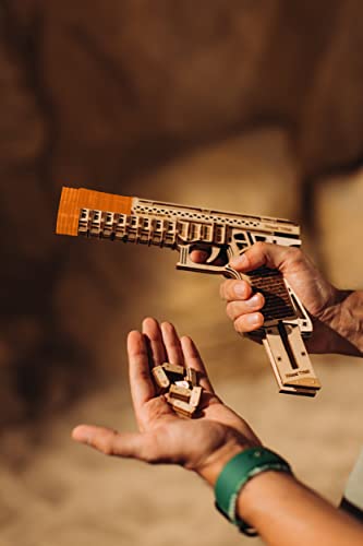 Wood Trick Defenders Gun 3D Wooden Puzzles for Adults to Build