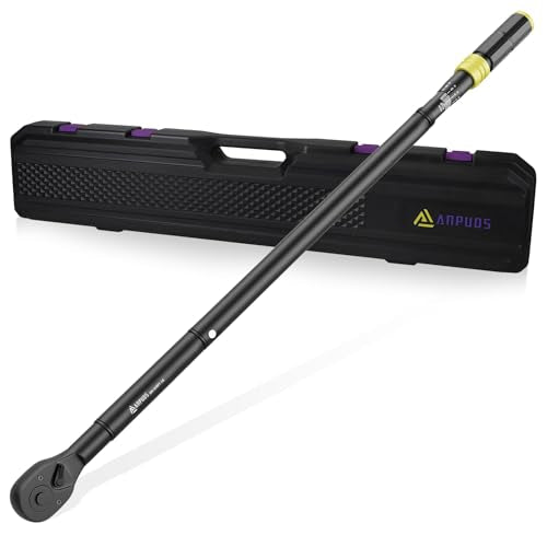 ANPUDS 3/4" Click Torque Wrench, 200-1000 Ft-Lb/271-1355 Nm, Heavy Duty - size: 3/4" 200-1000 Ft.lb