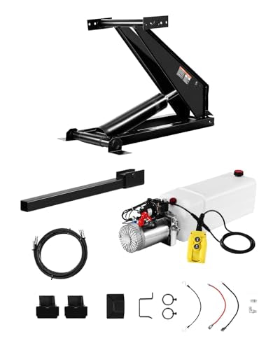 VEVOR Hydraulic Dump Lift Kit 17600 lb/8 T Hydraulic Scissor Hoist Kit - size: 17,600 lb