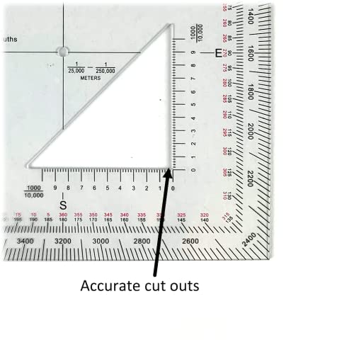 Land Nav Kit with Lensatic Compass, Protractor, Pace Counter & Map Markers