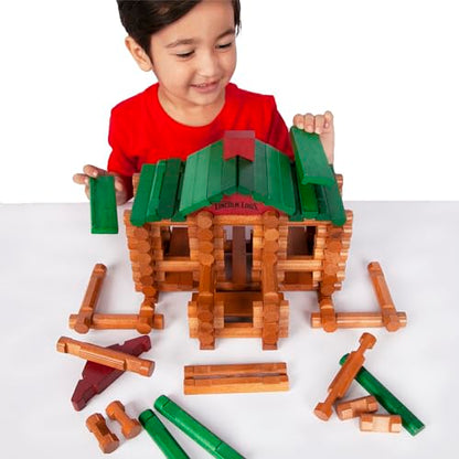 Lincoln Logs 100th Anniversary Tin - style: 100th Anniversary Tin