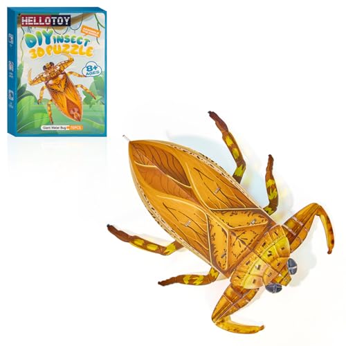 3D Acrylic Insect Puzzle DIY Bug Model Kit Animal STEM Gift - color: Giant Water Bug