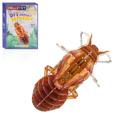 3D Acrylic Insect Puzzle DIY Bug Model Kit Animal STEM Gift - color: Cicada Exuviae