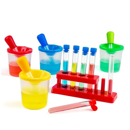 Color Science Test Tubes Droppers for Kids Liquids Pipettes Dropper - style: Beginner science kit