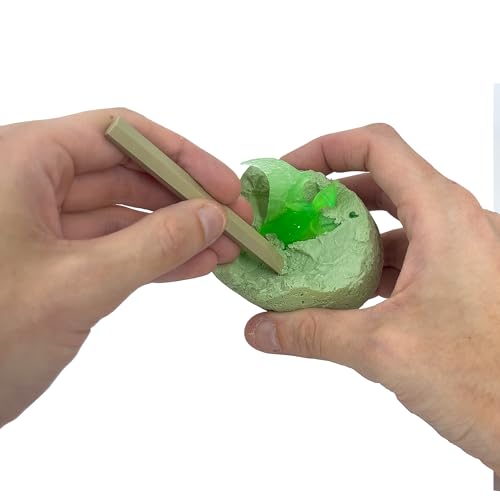 Thames & Kosmos I Dig It! Glow-in-the-Dark Dinosaur Egg Excavation Gift Set | 24 Excavation Kits w/Dino Figures | Party Favors, Stocking Stuffers, Easter Baskets | Collect 8 Unique Glowing Dinos