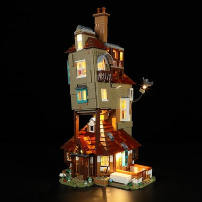 LIGHTAILING Light for Lego-76437 The Burrow Collectors' Edition - Led Lighting Kit Compatible with Lego Building Blocks Model - NOT Included The Model Set - style: (Only Light) 76437 The Burrow – Collectors' Edition