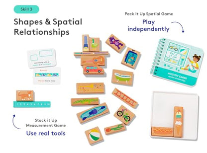 LOVEVERY, The Math Skill Set, Part 1 Hands-On Math, 9 Games and 3 Books, Pre-K to Kindergarten