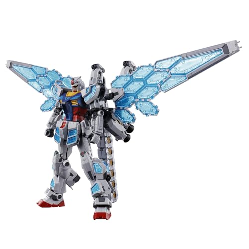 BANDAI Spirits RX-78F00/E Gundam (EX-001 Glass Feather Equipment), 1/144 Scale, Color Coded Plastic Model - style: 1/144 RX-78F00/E Gundam (EX-001 Glass Feather Equipment)