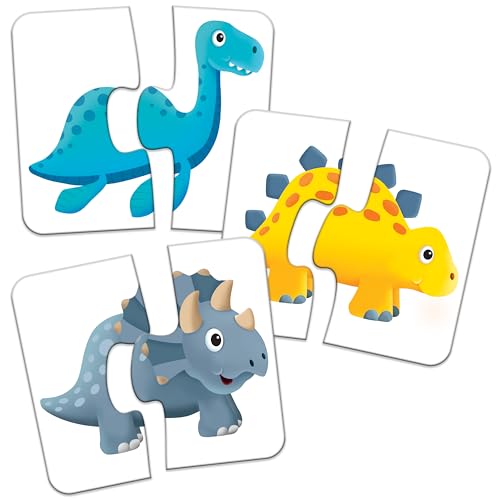 The Learning Journey: My First Match It - Dinosaurs - 2 Year Old Toys, Puzzles for Toddlers, Toddler Puzzle, Educational Toys for 2 Year Old - 15 Self-Correcting Matching Puzzles - Award Winning Toys - size: 15 pieces, style: Dinosaurs