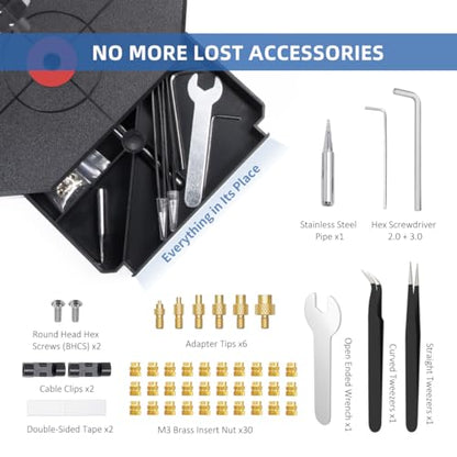 Vertical Heat Set Insert Tool with 90W Soldering Iron for 3D Printed Parts - color: Vertical Heat Pressing Machine
