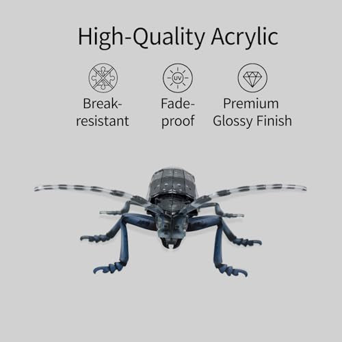 3D Acrylic Insect Puzzle DIY Bug Model Kit Animal STEM Gift - color: Longhorn Beetle