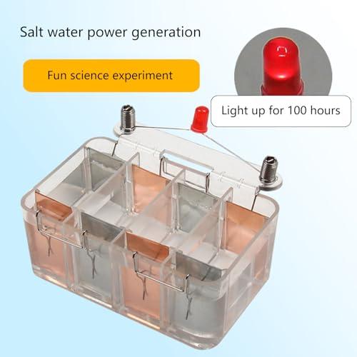 Saltwater Power Generation Experiment Case For Kids And Students Learning Physics And Electricity Principles