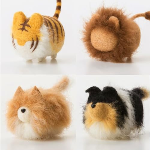 Truslin Needle Felting Kit, 4 Pcs Doll Making Needle Felting Starter Kit - color: 3# 4pcs