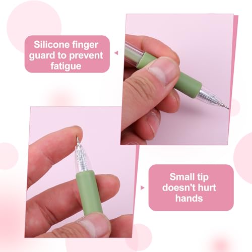 7 Pcs Knife Pen Craft Cutting Tools Utility Knife Paper Cutter Retractable Pen Carving Tools for DIY Kit Precision Craft Cutting Pens Cartoon Cutter Pattern Tool Carving Knives for Scrapbooking