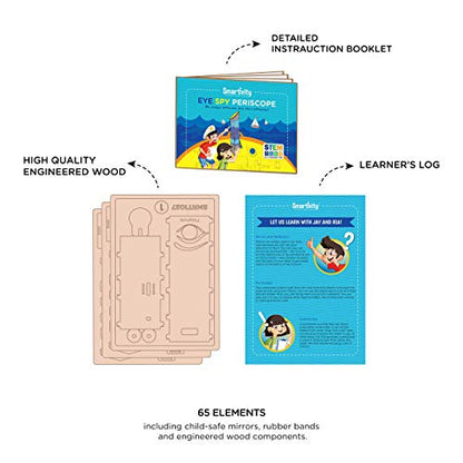 Smartivity Eye Spy Periscope For 6+ Years Boys and Girls, STEM, Learning, Educational and Construction Activity Toy Gift (Multi-Color)