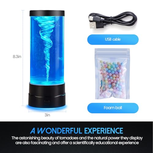 Tornado Lamp,Vortex lamp,Lava Lamp Gifts for Teen Boys,Kids,Girls