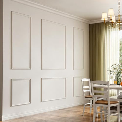 INMOZATA Pre-Cut Peel and Stick Wall Molding, 50" x 20",50" x 40" - size: 50" x 20",50" x 40"