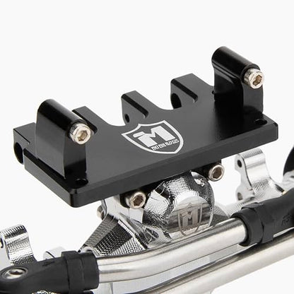 MEUS Racing Isokinetic 3-Section CVD Front and Rear Axles Maximum Steering Angle 52° Wider +5MM for Axial SCX24 Deadbolt C10 JLU Gladiator Bronco 1/24 RC Crawler Upgrade Parts (Electroplated Silver) - color: Silver