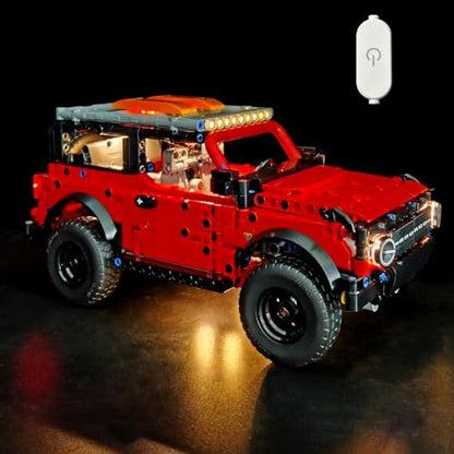 LED Light Kit Compatible with Lego 42213 Technic Ford Bronco SUV - color: Touch Switch Version