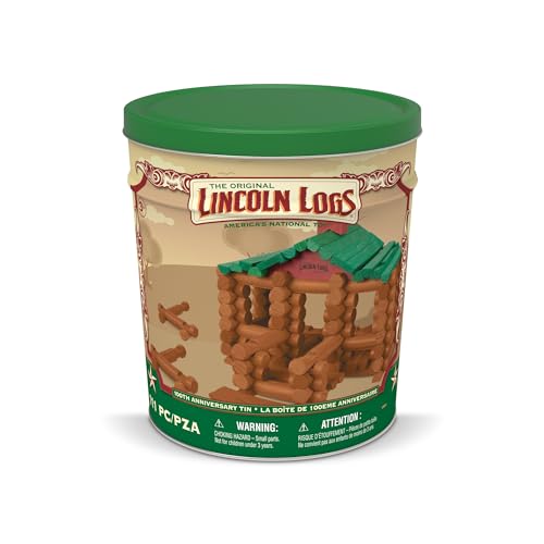 Lincoln Logs 100th Anniversary Tin - style: 100th Anniversary Tin