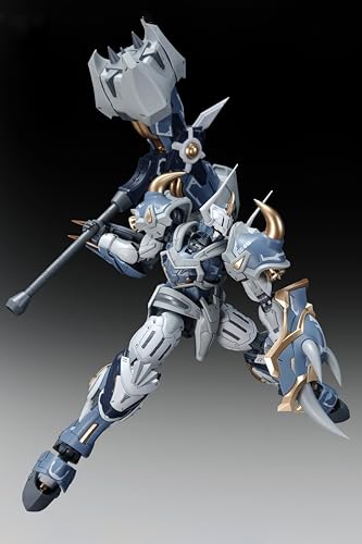 Funtasy Planet 1/144 Mecha Model Kit - SNAA- Galahad - Knights of the Round Table Series Giant Melee Action Figure with Shield Breaker Horns & Visor Gimmick, Gift for Adults - color: Galahad