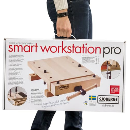 Smart Workstation Pro Vise Top w/Jaw Cushions - Portable 20-7/8" x 14-3/8" - size: Smart Workstation Pro Vise Top + Jaw Cushions
