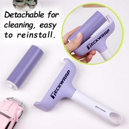 TECKWRAP Brayer Roller Set for Vinyl DIY Crafts - 4 PCS - color: purple 4 set