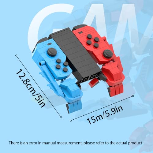 781 PCS Transforming Game Controller Robot Building Kit, 2-in-1 Retro Mecha Building Blocks Set, Gift for Boys, Adults & Collectors, Birthday Room Decor Supplies