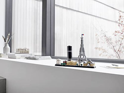 LEGO Architecture Paris Model Building Set - Detailed Display Building Block Set for Kids, Boys and Girls, Ages 12+ - Unique Gift for Travel & Architecture Enthusiasts - 21044