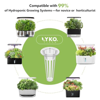 LYKOCLEAN Strawberry Seed Pods kit for AeroGarden, Ahopegarden - Includes Wild Strawberry, Radish, Dwarf Pea, Green Pepper, Ruby Queen Beet, Golden Cherry Tomato, 7 pods, 350+Seeds - color: Fruit, size: 7pods