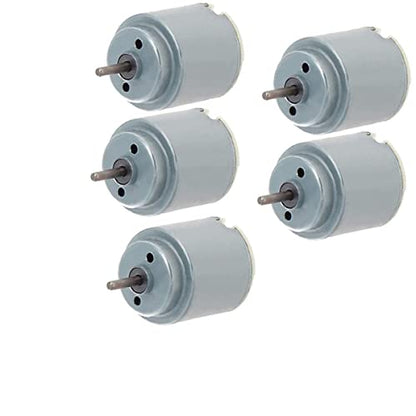 1.5-6V 5000-20000RPM DC Micro Motor 260 Mini Motor Electric Motor Round Shaft for RC Boat Airplane Toys Model DIY Hobby - (5 PCS) - style: 260 DC Motor