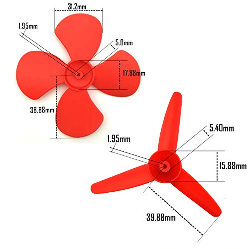 6 Set DC Motors Kit, Mini Electric Hobby Motor 3V -12V 25000 RPM Strong Magnetic with 86Pcs Plastic Gears, 9V Battery Clip Connector,Boat Rocker Switch,Shaft Propeller for DIY Science Projects