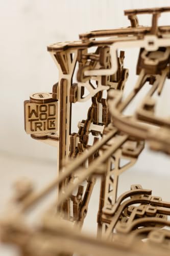 Wood Trick Spiral Wooden Marble Run 3D Wooden Puzzles for Adults to Build