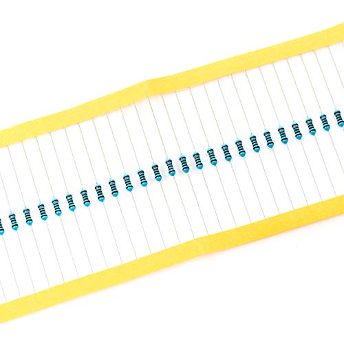 Chanzon 100pcs 1/4W (0.25W) 2.2K Ω ohm Metal Film Fixed Resistor - size: [1-4ZC07] 2.2K ohm