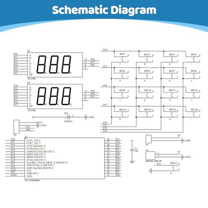 MIOYOOW 6-Digit Calculator Soldering Kit, Electronics Project for Students
