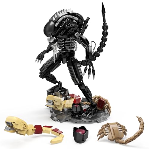 Xenomorph Action Figures Building Set for Adults & Fans, 882 PCS