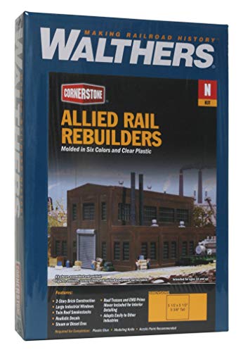 Walthers Cornerstone Allied Rail Rebuilders 933-3211 N Scale Model Railroad - Structure Kit